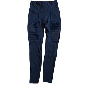 Black Moto Leggings S